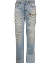 Amiri - "Repaired" Boot Cut Jeans - Lyst