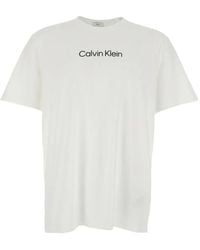 Calvin Klein - Crew Neck T-Shirt Cotton - Lyst
