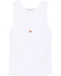 Maison Kitsuné - エンブロイダリータンクトップ - Lyst