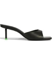SCHUTZ SHOES - 70Mm Dethalia Pin Square-Toe Heeled Sandals - Lyst