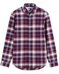 Tommy Hilfiger - Check-Print Button-Down Shirt - Lyst