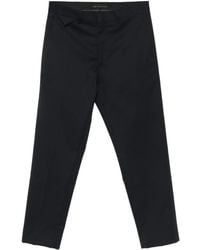 Low Brand - Folded-Detail Tailored Trousers - Lyst