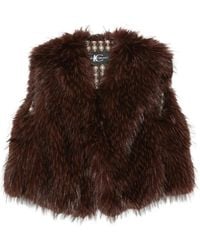 Luisa Cerano - Faux-Fur Gilet - Lyst