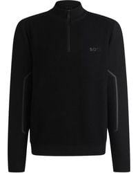 BOSS - Sweatshirt mit Logo-Print - Lyst