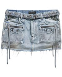 Balenciaga - Cagole Jeans-Minirock - Lyst