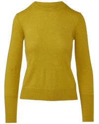 Kinross Cashmere - Crew-Neck Ribbed-Trim Sweater - Lyst