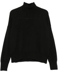 Aragona - Roll-Neck Ribbed-Trim Sweater - Lyst