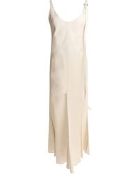 Max Mara - Vestido asimétrico con detalle de lazo - Lyst