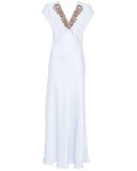 Antik Batik - Embroidered V-Neck Maxi Dress - Lyst