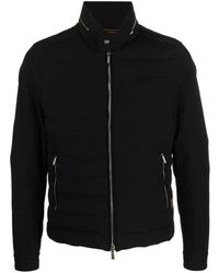 Moorer - Quilted-Finish Zip-Up Jacket - Lyst