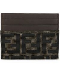 Fendi - Kartenetui Aus Ff-Jacquard - Lyst