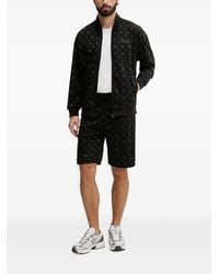 Guess - Monogram-Print Zip-Up Jacket - Lyst