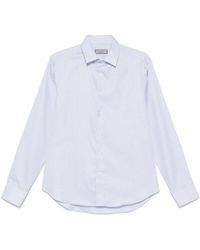 Canali - Geruit Overhemd - Lyst