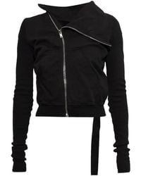 Rick Owens - Asymmetric-Zip Sweatshirt - Lyst
