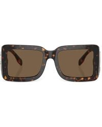 Burberry - Tb-Motif Square-Frame Sunglasses - Lyst