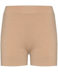 Extreme Cashmere Cashmere Knitted Shorts - Natural