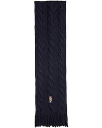 Polo Ralph Lauren - "Fall Br Scrf" Logo Sarf - Lyst