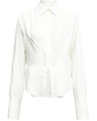 MM6 by Maison Margiela - Layered-Panel Shirt - Lyst
