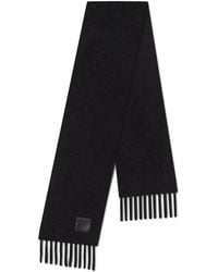 Nanushka - Écharpe Fluff À Franges - Lyst