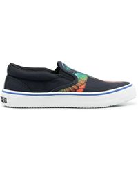 Marcelo Burlon - Wings-Print Slip-On Sneakers - Lyst