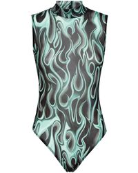 Philipp Plein - Flame Bodysuit - Lyst