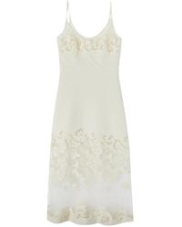 Ermanno Scervino - Floral-Lace Midi Dress - Lyst