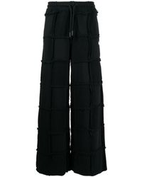 Marcelo Burlon - Inside-out Frayed Drawstring Trousers - Lyst