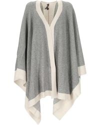 Lorena Antoniazzi - Capa Con Diseño Colour Block - Lyst