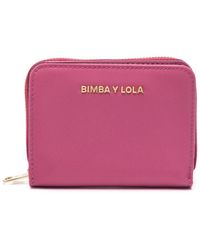 Bimba Y Lola - Portafoglio bi-fold con logo - Lyst
