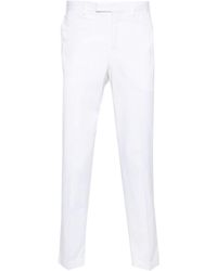 PT Torino - Pressed-crease Slim-cut Trousers - Lyst