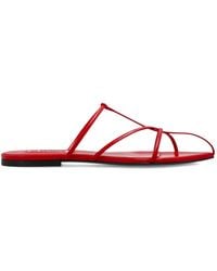 Jil Sander - Strappy Flat Sandals - Lyst