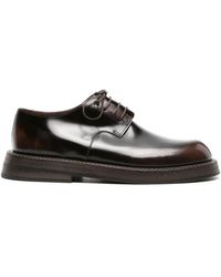Marsèll - Lace-up Patent-leather Derby Shoes - Lyst