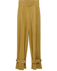Another Tomorrow - Pleated Trousers - Lyst