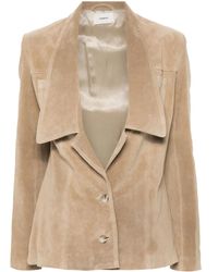 Coperni - Suede Single-Breasted Jacket - Lyst