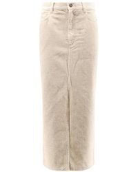 Isabel Marant - Odalie Cotton And Linen Skirt - Lyst