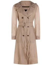 Moorer - Cappotto Doppiopetto Con Cintura - Lyst