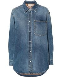 Gucci - Interlocking G Denim Jacket - Lyst