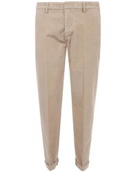 Dondup - Corduroy Cuffed Trousers - Lyst