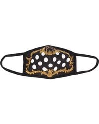 Dolce & Gabbana - Baroque Polka-dot Print Face Mask - Lyst