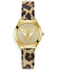 Guess - Glitz Plaque 34Mm Watch - Lyst