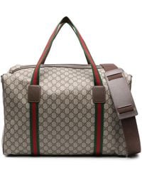 Gucci - Large Web-Stripe Holdall - Lyst