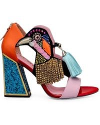 Kat Maconie - Embellished Tassel Sandals - Lyst