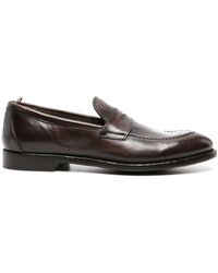 Officine Creative - Tulane 003 Leather Penny Loafers - Lyst