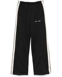 Palm Angels - Wide-Leg Trousers With Contrasting Stripe Detail - Lyst