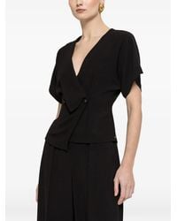Nissa - Haut Boutonné À Col V - Lyst