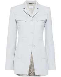 Off-White c/o Virgil Abloh - Logo-Embroidered Tailored Blazer - Lyst
