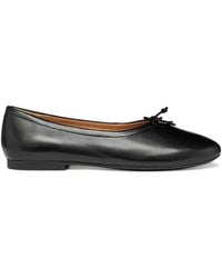 Geox - New Palmaria Bow-Detail Ballet Flats - Lyst
