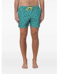 MC2 Saint Barth - Lighting Gin And Lemon-Print Swim Shorts - Lyst