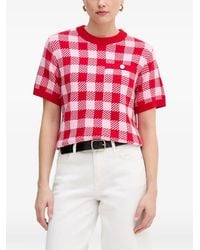Barbour - Esther Gingham-Pattern Top - Lyst