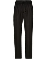 Dolce & Gabbana - Tailored Wool Track Pants - Lyst